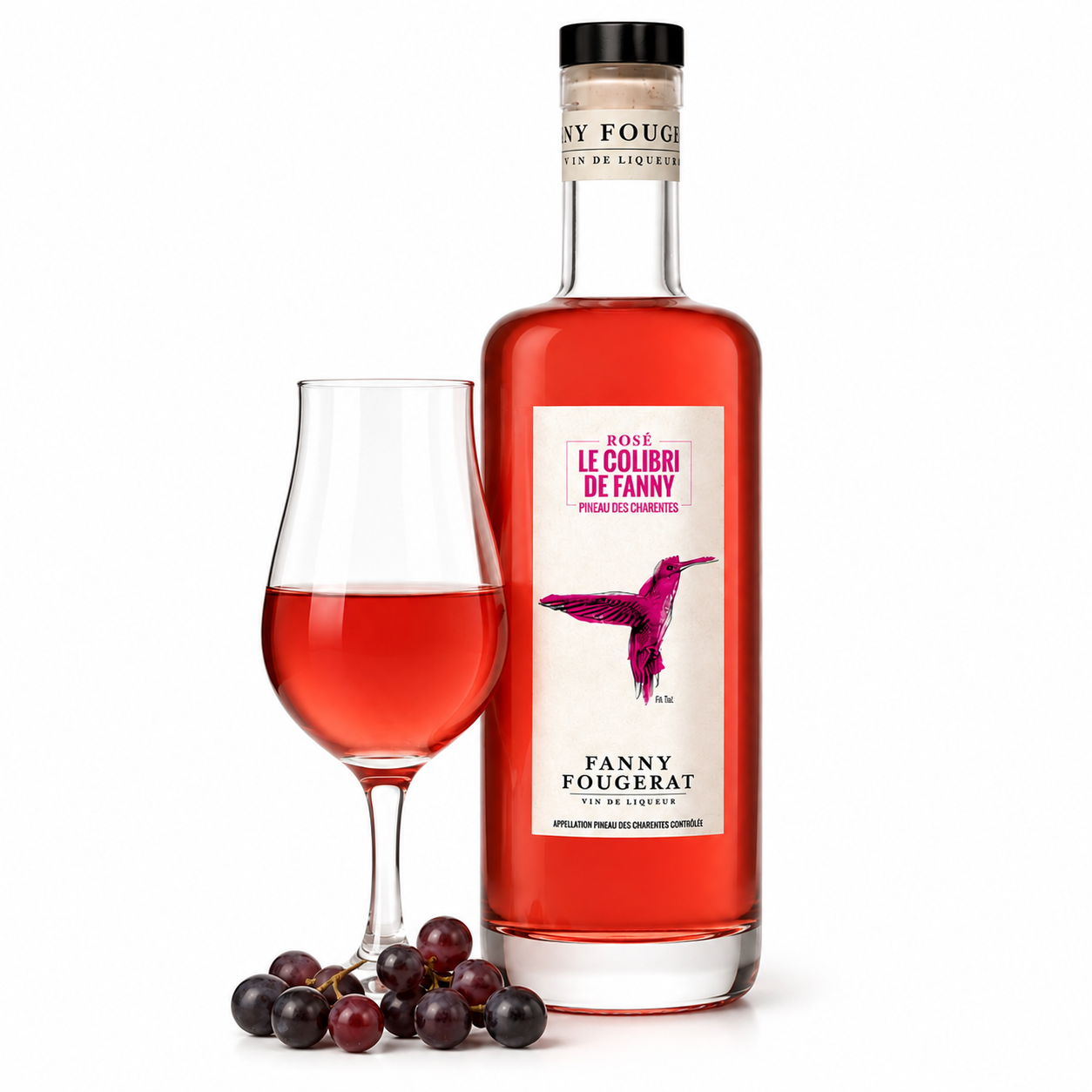 PINEAU ROSE COLIBRI FANNY 17% 75CL